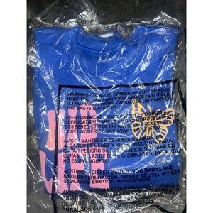 SMALL Krista Horton KIDS Life Jumbo Print Royal Crewneck